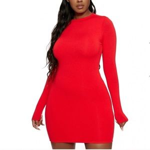 naked wardrobe Dresses - Naked wardrobe red mini dress naked wardrobe Dresses - Naked wardrobe red mini dress